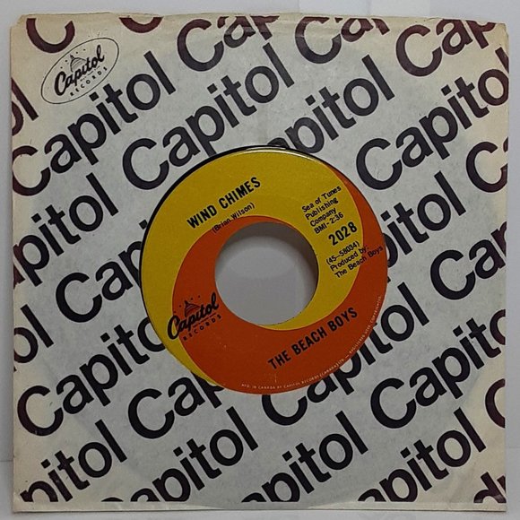 The Beach Boys Wild Honey/Wind Chimes 45 RPM Single Vinyl - Picture 2 of 4